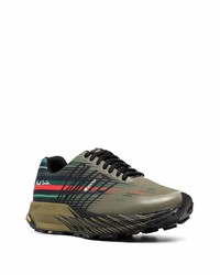 Мужские оливковые кроссовки от Paul Smith
