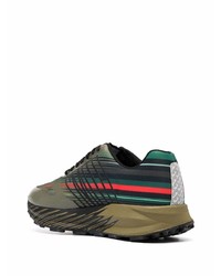 Мужские оливковые кроссовки от Paul Smith