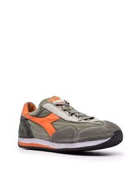 Мужские оливковые кроссовки от Diadora