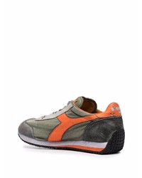 Мужские оливковые кроссовки от Diadora