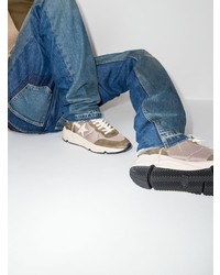 Мужские оливковые кроссовки от Golden Goose