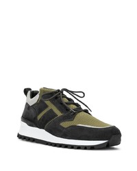 Мужские оливковые кроссовки от Tod's