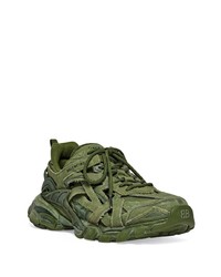 Мужские оливковые кроссовки от Balenciaga