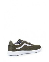 Женские оливковые кроссовки от Vans