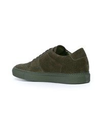 Мужские оливковые низкие кеды от Common Projects