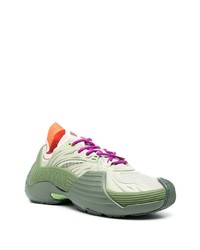 Мужские оливковые низкие кеды от Lanvin