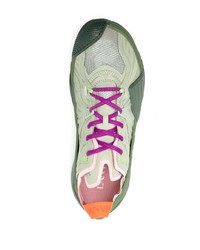 Мужские оливковые низкие кеды от Lanvin