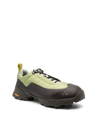 Мужские оливковые низкие кеды от Roa