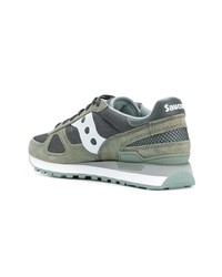 Мужские оливковые низкие кеды от Saucony