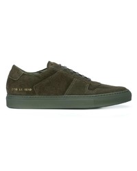 Мужские оливковые низкие кеды от Common Projects