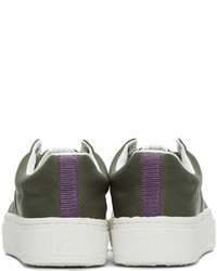 Женские оливковые низкие кеды от Eytys