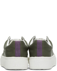 Мужские оливковые низкие кеды от Eytys