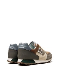 Мужские оливковые низкие кеды от New Balance