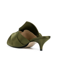 Оливковые сабо от N°21