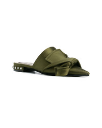 Оливковые сабо от N°21