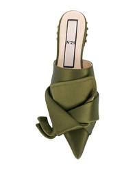 Оливковые сабо от N°21