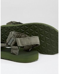 Мужские оливковые сандалии от Teva