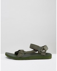 Мужские оливковые сандалии от Teva