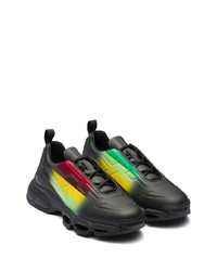 Мужские оливковые слипоны от Prada