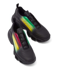 Мужские оливковые слипоны от Prada