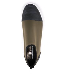 Мужские оливковые слипоны от OSKLEN