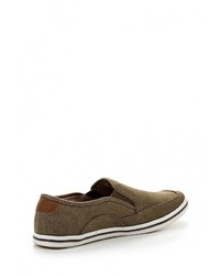 Мужские оливковые слипоны от Crosby