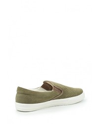 Мужские оливковые слипоны от North Star by Bata