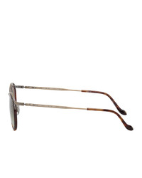 Мужские оливковые солнцезащитные очки от Matsuda