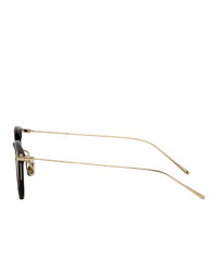 Мужские оливковые солнцезащитные очки от Linda Farrow Luxe