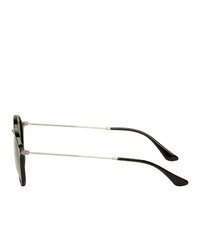 Мужские оливковые солнцезащитные очки от Ray-Ban