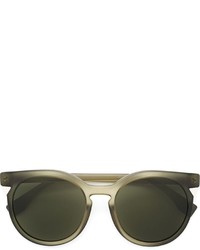 Женские оливковые солнцезащитные очки от Fendi
