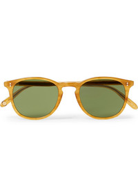 Мужские оливковые солнцезащитные очки от Garrett Leight California Optical