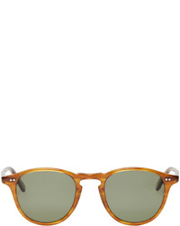 Мужские оливковые солнцезащитные очки от Garrett Leight