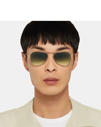 Мужские оливковые солнцезащитные очки от Mr Leight