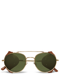 Мужские оливковые солнцезащитные очки от L.G.R