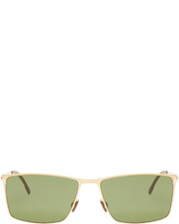 Мужские оливковые солнцезащитные очки от Mykita