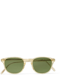 Мужские оливковые солнцезащитные очки от Oliver Peoples