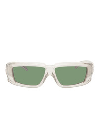 Мужские оливковые солнцезащитные очки от Rick Owens