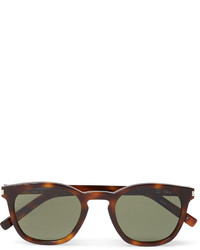 Мужские оливковые солнцезащитные очки от Saint Laurent