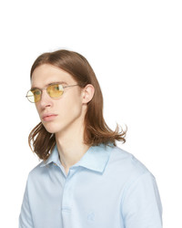 Мужские оливковые солнцезащитные очки от Ray-Ban