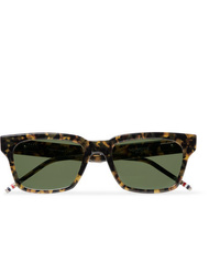 Мужские оливковые солнцезащитные очки от Thom Browne