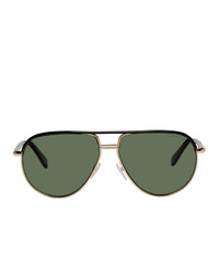 Мужские оливковые солнцезащитные очки от Tom Ford