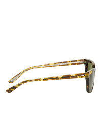 Мужские оливковые солнцезащитные очки от Oliver Peoples The Row