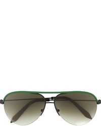 Женские оливковые солнцезащитные очки от Victoria Beckham