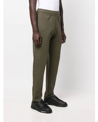 Мужские оливковые спортивные штаны с принтом от Moschino