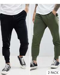 Мужские оливковые спортивные штаны от ASOS DESIGN