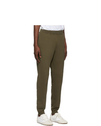 Мужские оливковые спортивные штаны от Sunspel