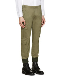 Мужские оливковые спортивные штаны от Neil Barrett