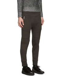 Мужские оливковые спортивные штаны от Neil Barrett