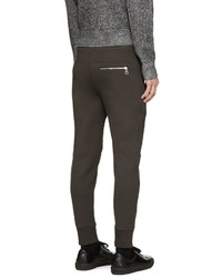 Мужские оливковые спортивные штаны от Neil Barrett